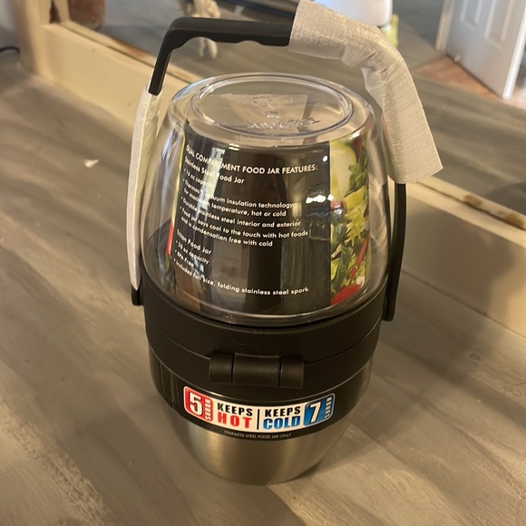 Thermos 36 oz. Dual Compartment Food Jar - Stainless Steel, - Picture 2 of 13